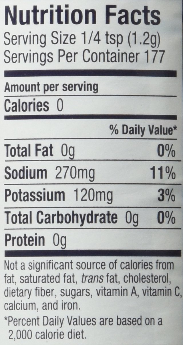 Morton's. Nature's Seasons, Seasoning Blend, No MSG & 25% Less Sodium, 7.5oz Bottle (Pack of 3)