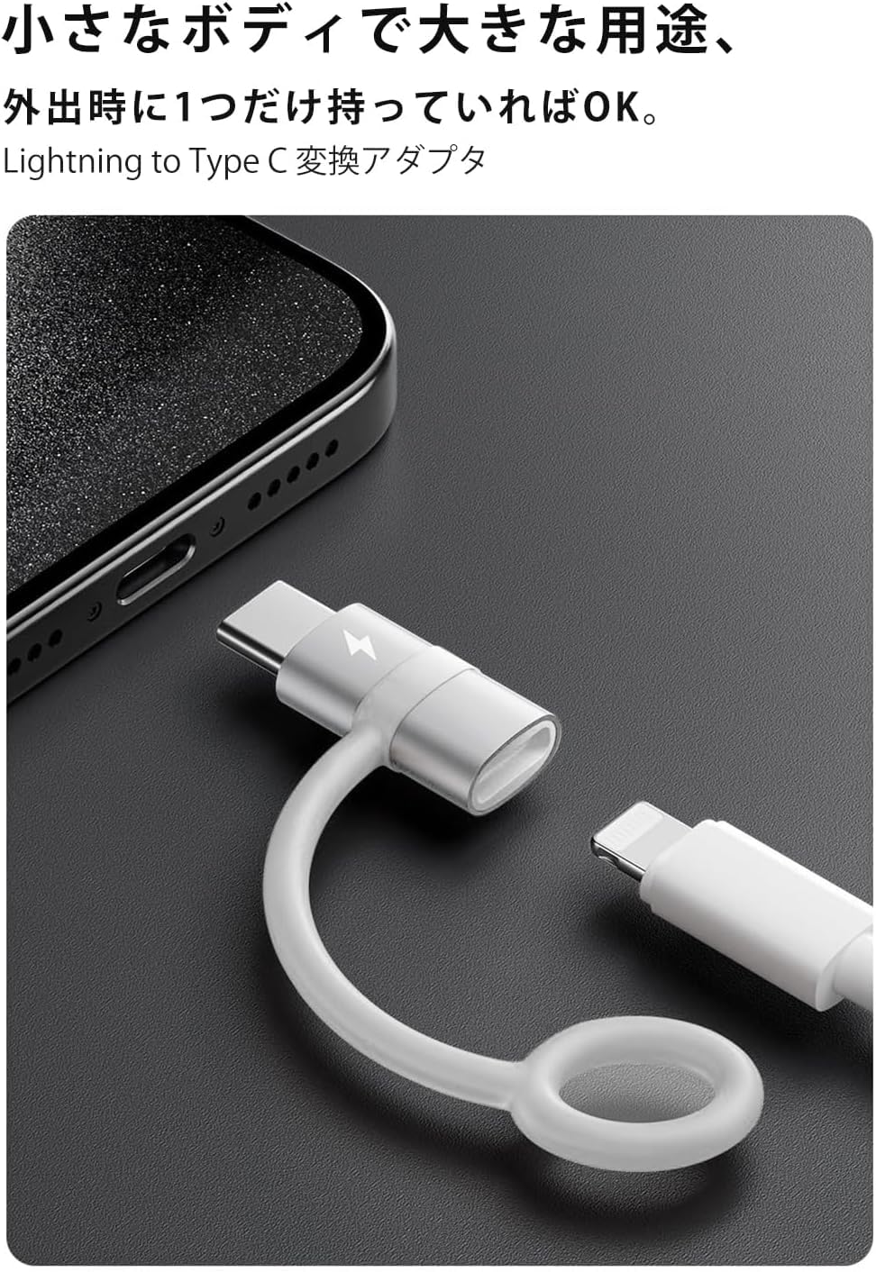 Amazon.co.jp: 【2個】ライトニングケーブル usb-c 変換 ライトニング