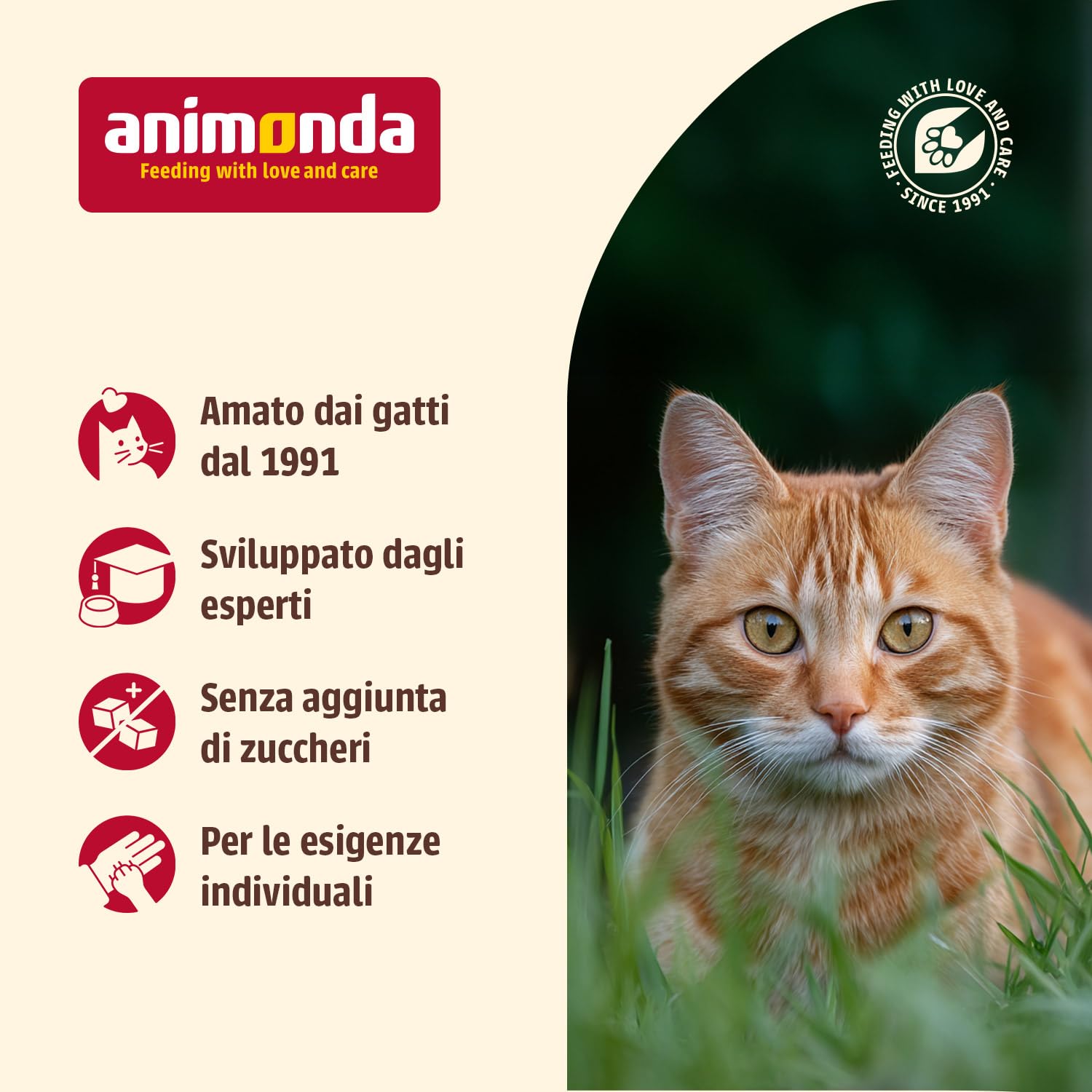 animonda Carny Adult, Croccantini Gatto, senza zucchero e senza cereali, Pollo + Trota 10 kg