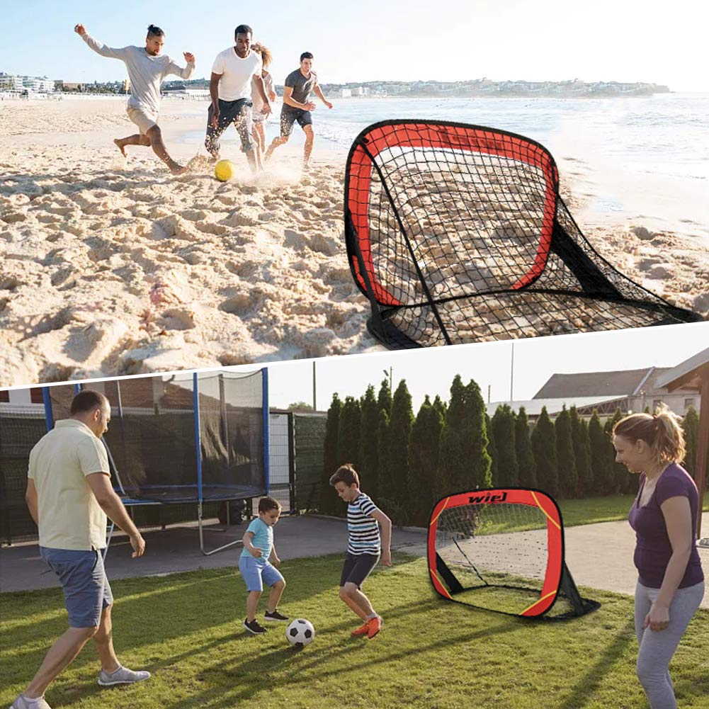 Porta Da Calcio In PVC  Confezione Da 2 , Rimbalzatore Portatile Per Bambini Dai 6 Anni In Su 1 8 X 1 2 X 0 8 M 95997048