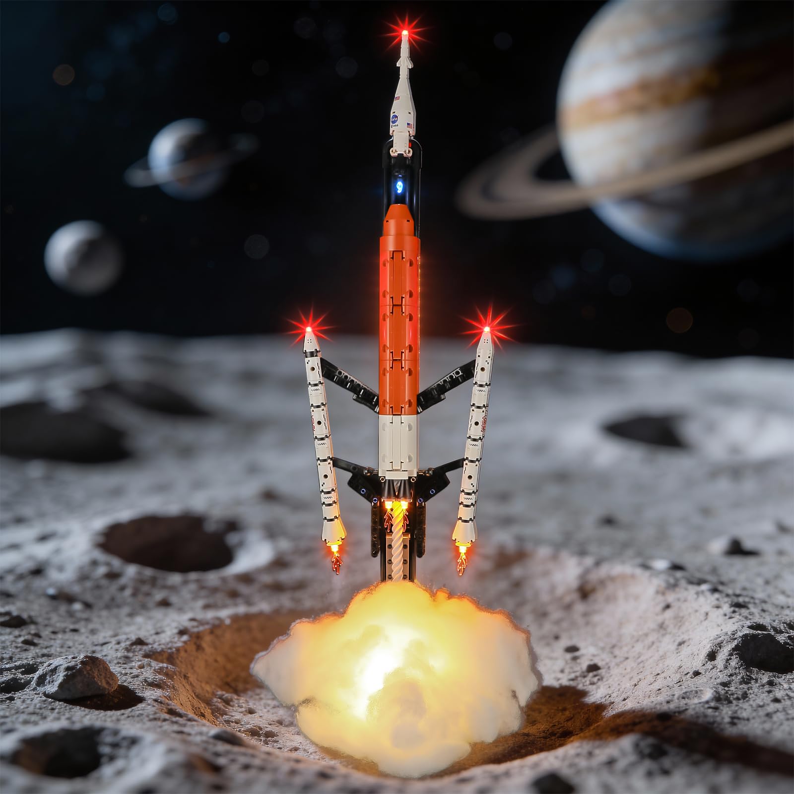 2.0 Light Kit Compatible with Lego Technic NASA Artemis Space Launch System Rocket 42221 Building Sets- Original LED Lighting Kits (Accessories Only) for Display, Gifts & Collectors