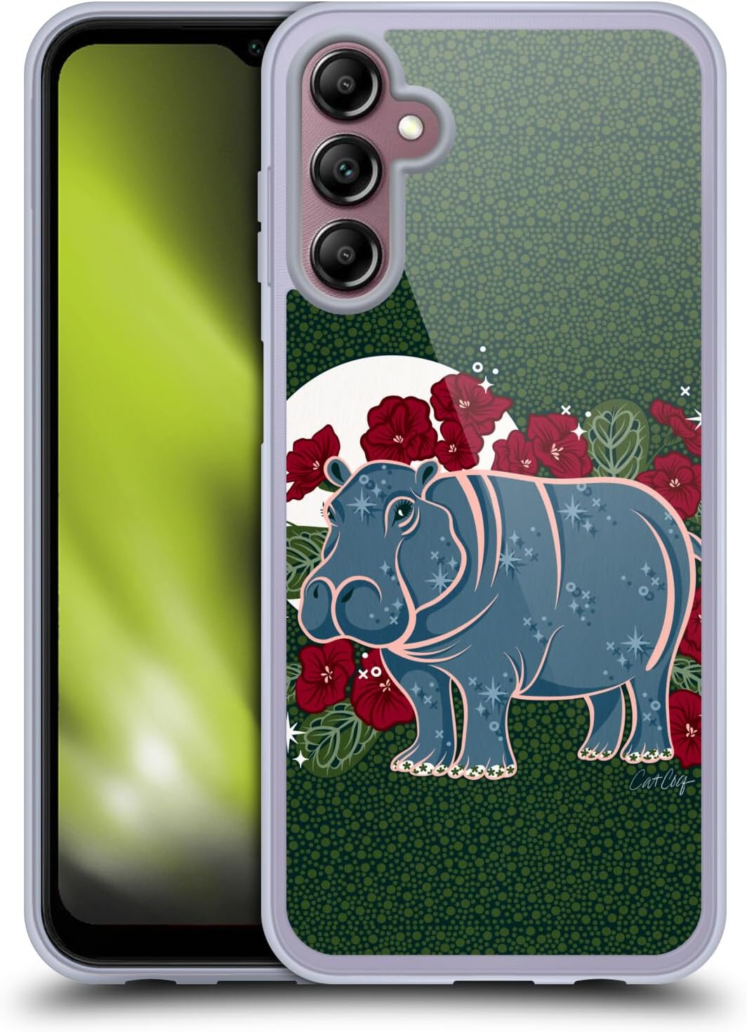 Head Case Designs Officially Licensed Cat Coquillette Bird of Paradise Tropical Wildlife Gel Case [Military Grade Protection] Compatible with Samsung Galaxy A14 5G