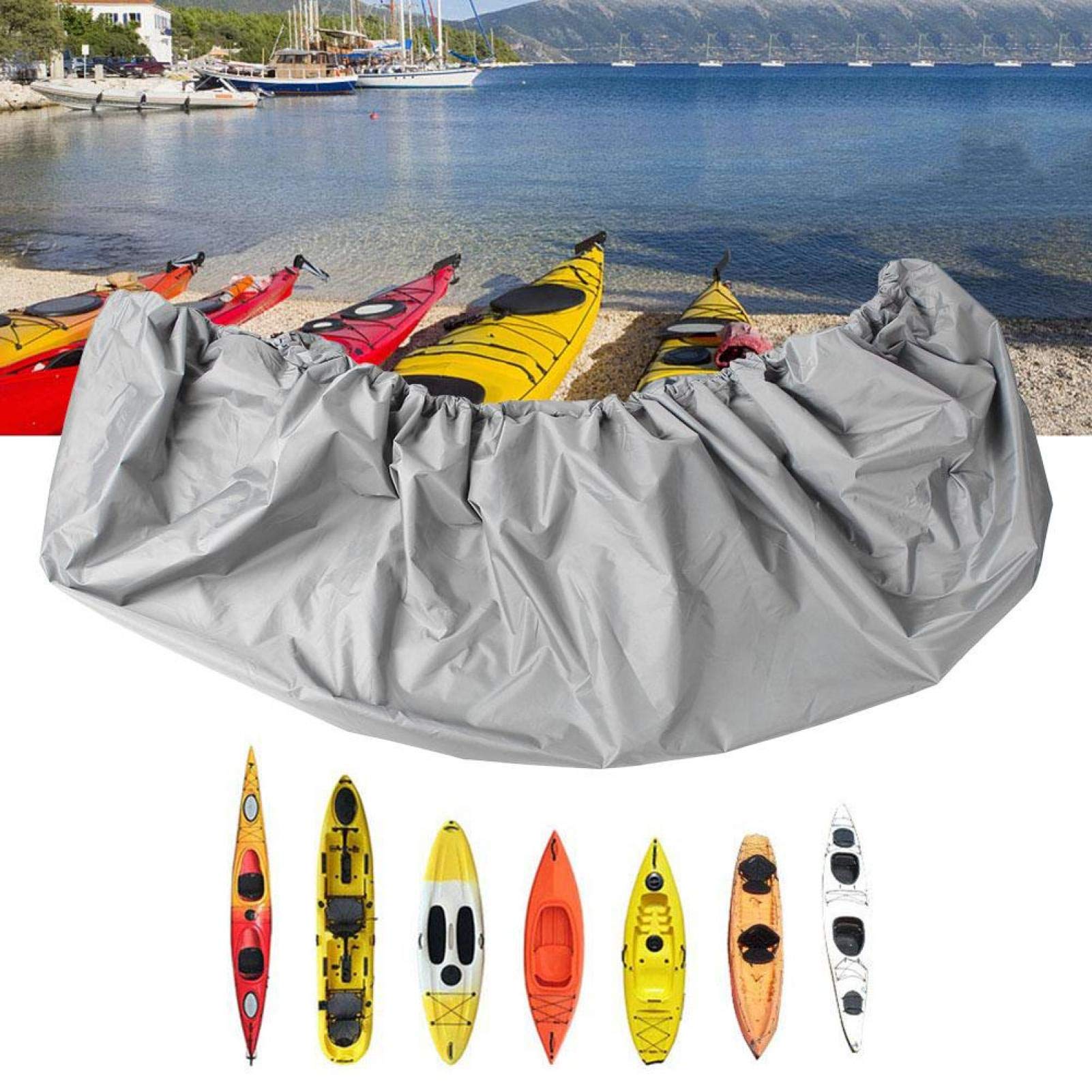 DAUERHAFT Copertura Impermeabile per Canoa Kayak canoe cover Tessuto Ox ford canoe cover ford, Protezione UV50+, Anti invecchiamento, Leggera e Resistente Attrezzatura