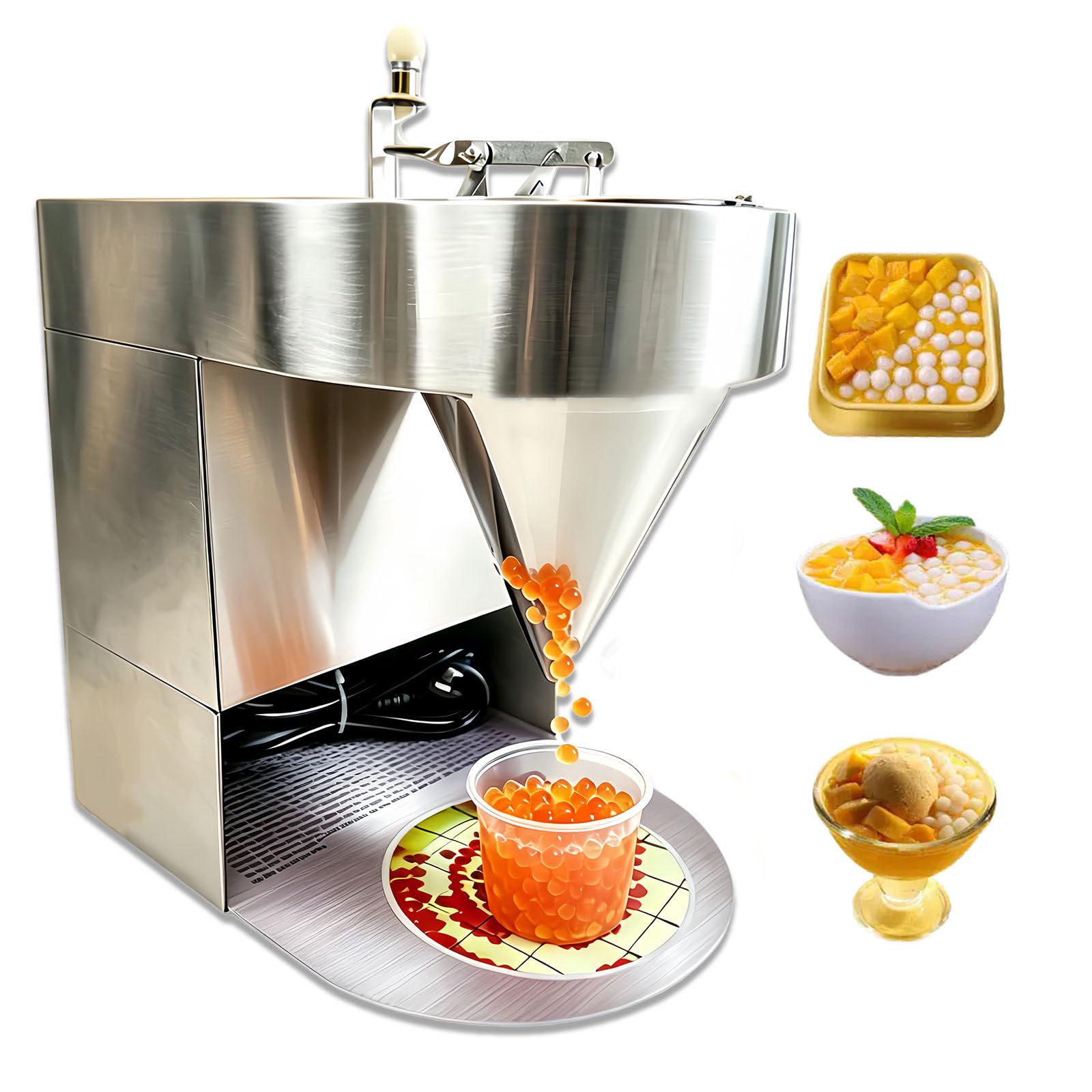 Glowdora Multicolor Stainless Steel Popping Boba Pearls Making Machine Commercial
