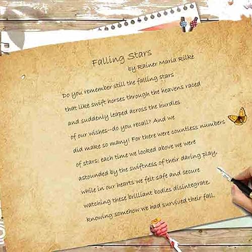 Miniatura 3 de DUGUTUL - 50 papeles de papelería de diseño vintage de aspecto antiguo 85 x 11 pulgadas doble cara texturizado apto para impresora para invitaciones