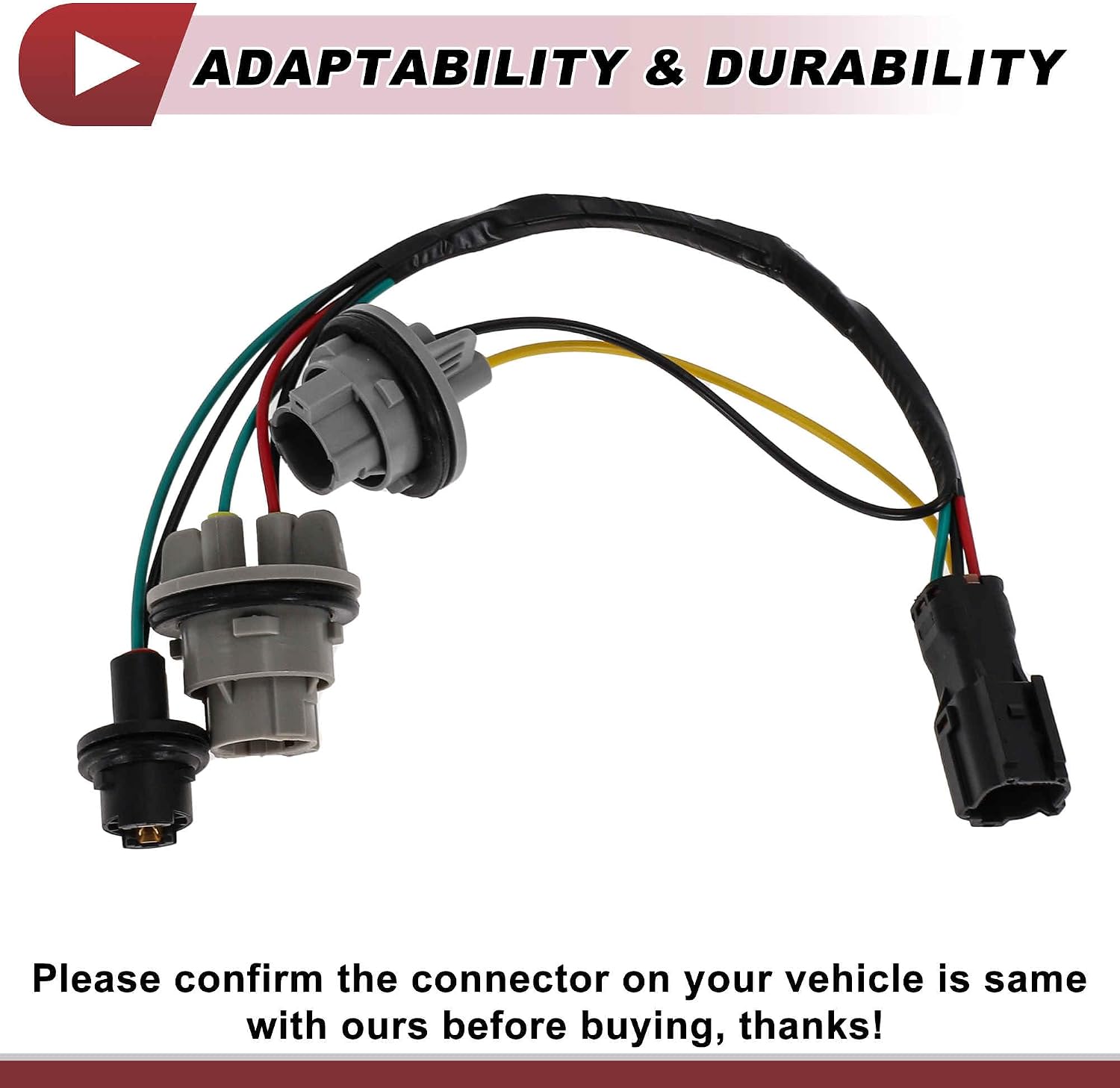 1 Pc Tail Socket Wiring for Kia Sorento 2015-2018 No.92480C6000 Lamp Bulb Pigtail Connector Harness