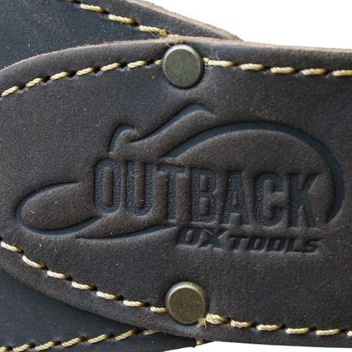 Miniatura 3 de Ox Pro - Bolsa de herramientas para paneles de yeso de 12 bolsillos y cinturón de herramientas de 3 pulgadas, cuero de sillín aceitado de grano