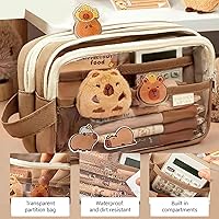 Amazon.com: GEDEUBAN Cute Capybara Pencil Case, Stationery Pouch