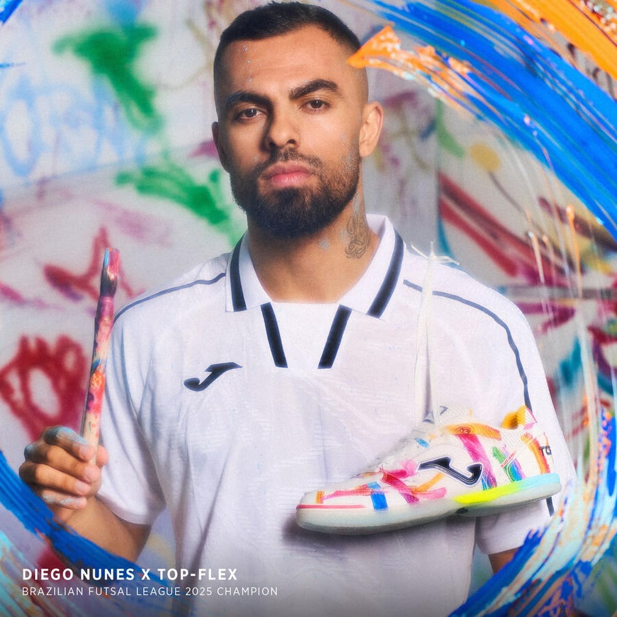 Joma Top Flex Graffiti 26, Zapatillas de fútbol a 5 Unisex Adulto, Limited Edition