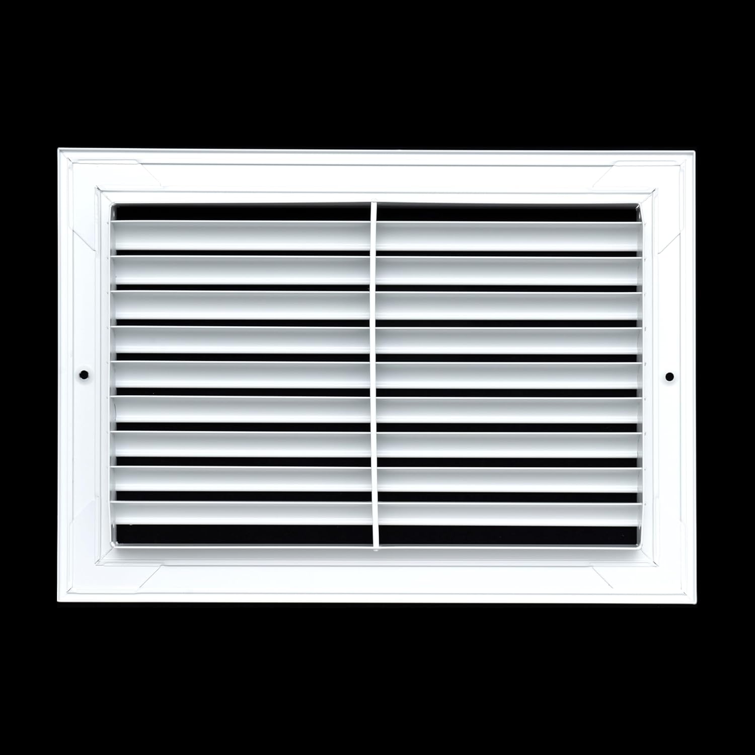 Fits 12x8 Duct Opening | Aluminum Return Air Grille by Handua | Vent Cover Grill for Sidewall and Ceiling | Rust Free | Durable Powder Coating | HVAC Cold Air Intake Grille | White