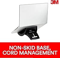 Vista 4 de Soporte elevador 3M para notebook, ajustable, Negro