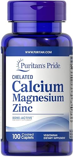 Puritan s Pride chelated Calcio Magnesio zinc-100caplets