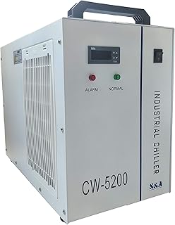 S&A Genuine CW-5200DHï¼ˆUpgraded 5200DGï¼‰ Water Chiller Duty Free for CO2 Laser Engraving Cutting Water Cooling Shipping From US
