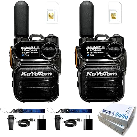 Kayotom Global Walkie Talkie with Airtime Advance