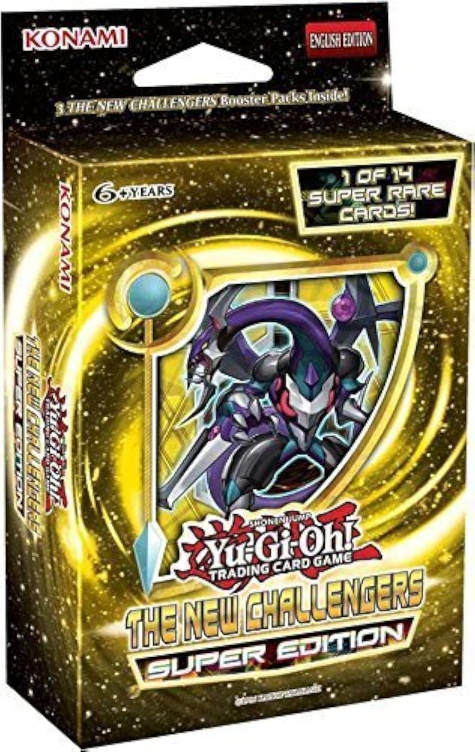 Konami Yu-gi-oh - New Challengers SE Special Super Edition TCG Cards Booster Mini-Box - 3 packs 1 Super Rare Card