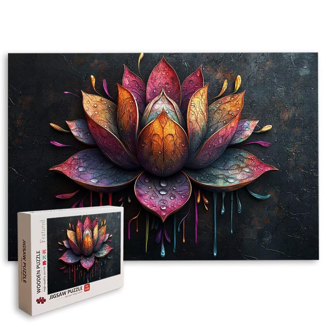 Puzzle Loto, Puzzle 1000 Piezas, Rompecabezas, Regalo Mujer, Decor -8522