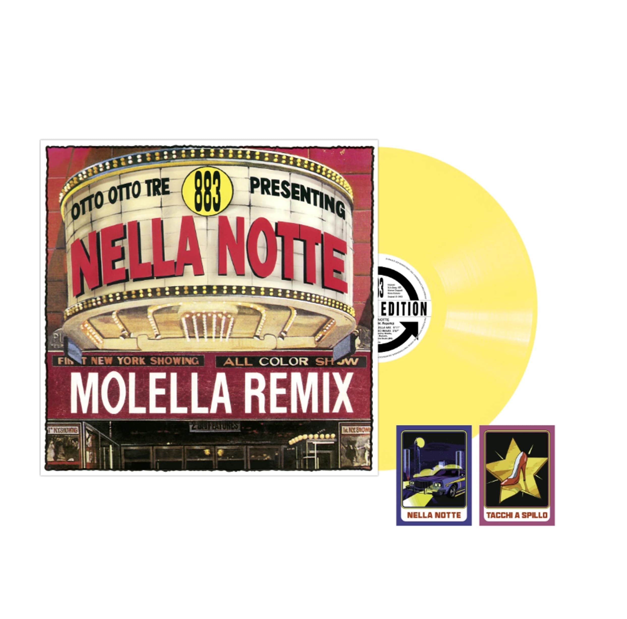 Nella Notte (Original Version 1997 Vinile 180gr. Blu + 2 Figurine) [VINYL]