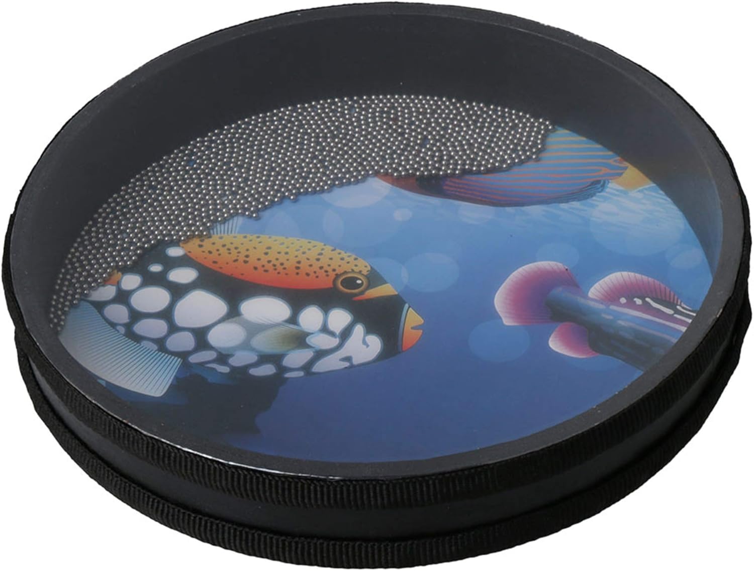 Bstinay 10Inch Ocean Drum Hand Percussion Wave Bead Sea