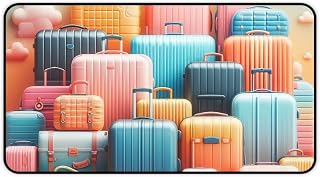 Vibrant Dégradé of Luggage Desk Mat - Premium Quality Workspace Accessory