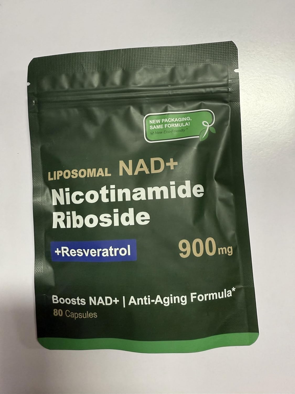 Liposomal NAD Supplement with NAD Nicotinamide Riboside Resveratrol 900 MG, Boost NAD+ for Cellular Health, Anti-Aging, Energy, Focus - 80 Capsules(5Pcs) - Image 2