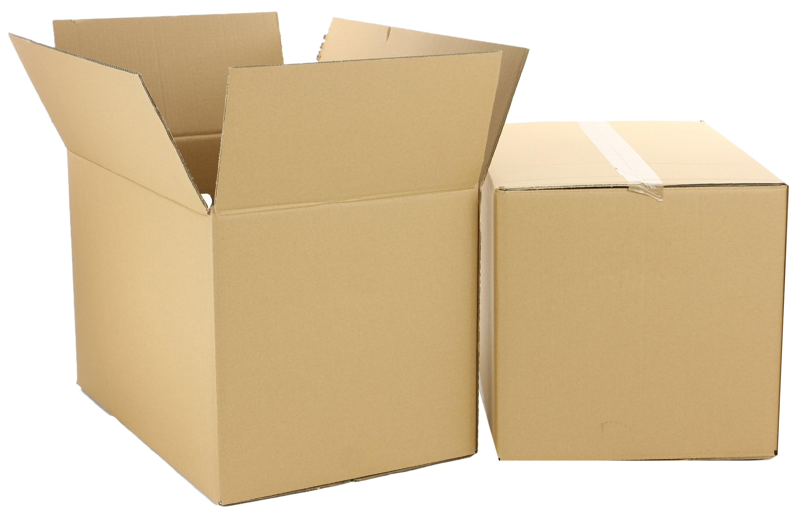10 Stück Faltkarton 600x600x500 mm Außenmaß Versandkarton E-commerce Karton 2-Wellig Braun Kartonage Verpackung Postkarton Versandschachtel Paket Päckchen
