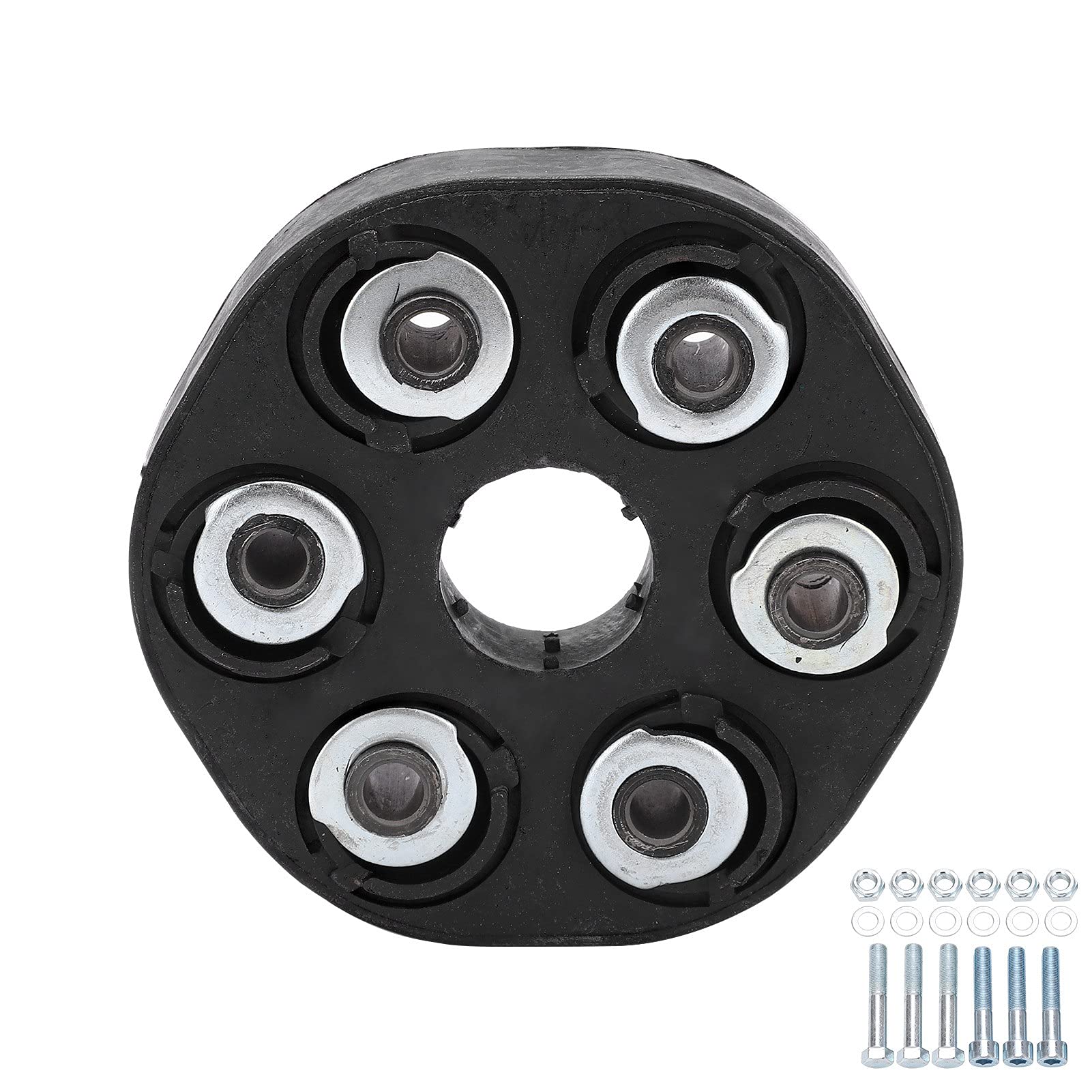 Disco de Junta Flexible del Eje de Transmisión, 1244100615 de Repuesto para C230 C240 ​​C280 C320 W203, con Aleación de Aluminio y Caucho de Primera Calidad,