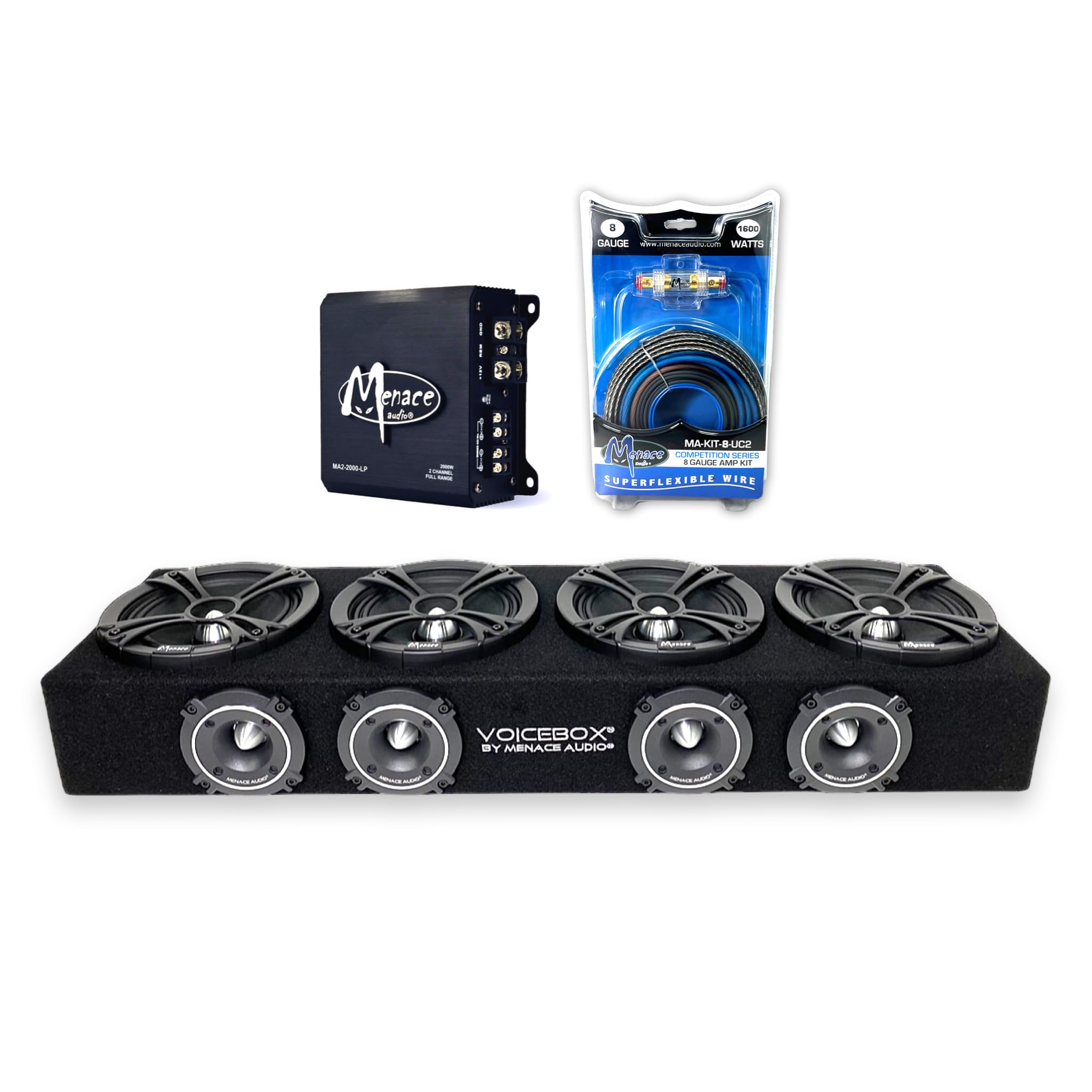 Voice Box MENACE AUDIO VOICEBOX DUAL10 Loaded MIDRANGE Box - AL ...