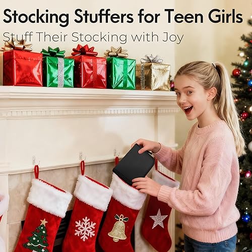 Miniatura 33 de Coquimbo Kit de costura de regalo de Navidad para mujeres, abuela, mamá, adultos, niños, principiantes, viajeros, emergencias, suministros de Negro