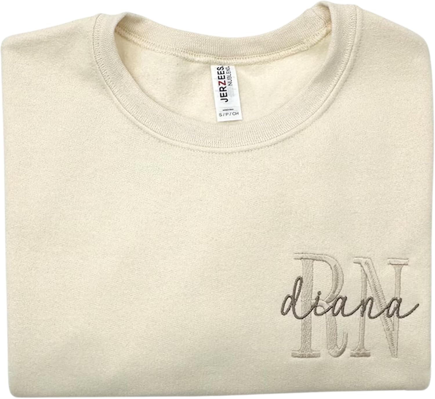 GODMERCH Personalized Nurse Quarter Zip Sweatshirt, Custom Embroidered Nurse Sweatshirt, Nurses Gifts - Image 4