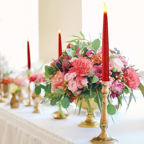 Miniatura 5 de Furora Lighting - Velas largas LED sin llama, para ventana, a pilas, velas eléctricas con función de temporizador de 6 horas