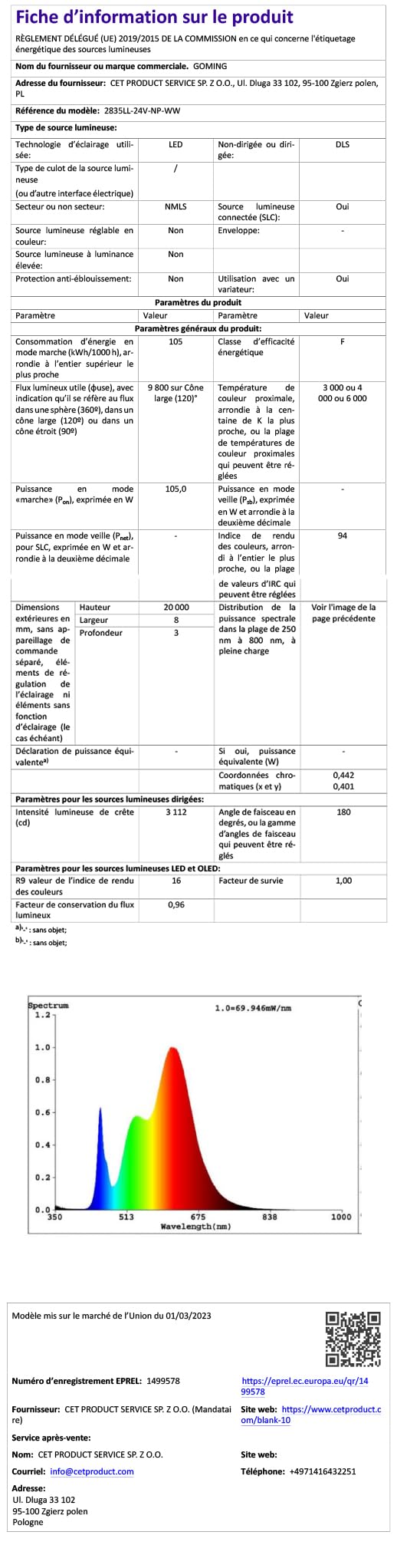 GOMING 20M 24V Striscia LED Bianco Naturale 4000K Alta Densità 2400 LEDs | 144W Alta Luminosità 12000Lm Non Impermeabile IP20 Flessibile Nastri LED per Decorazione Interna(Alimentazione non Inclusa)