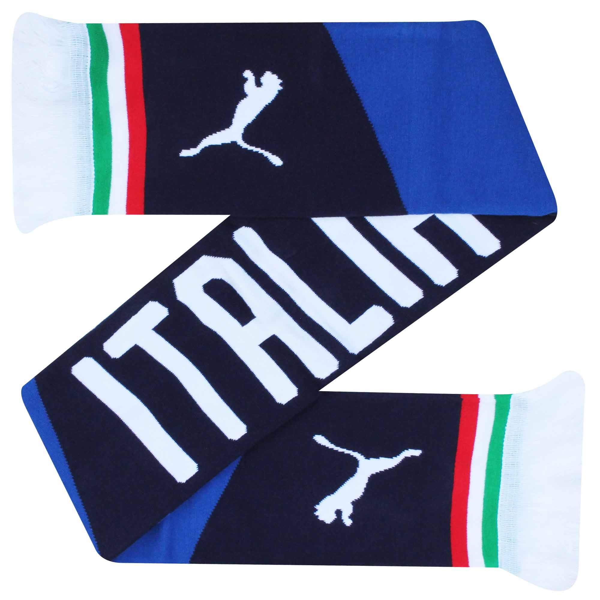 Italy Men's Multi Official Figc Football Fans Souvenir Scarf