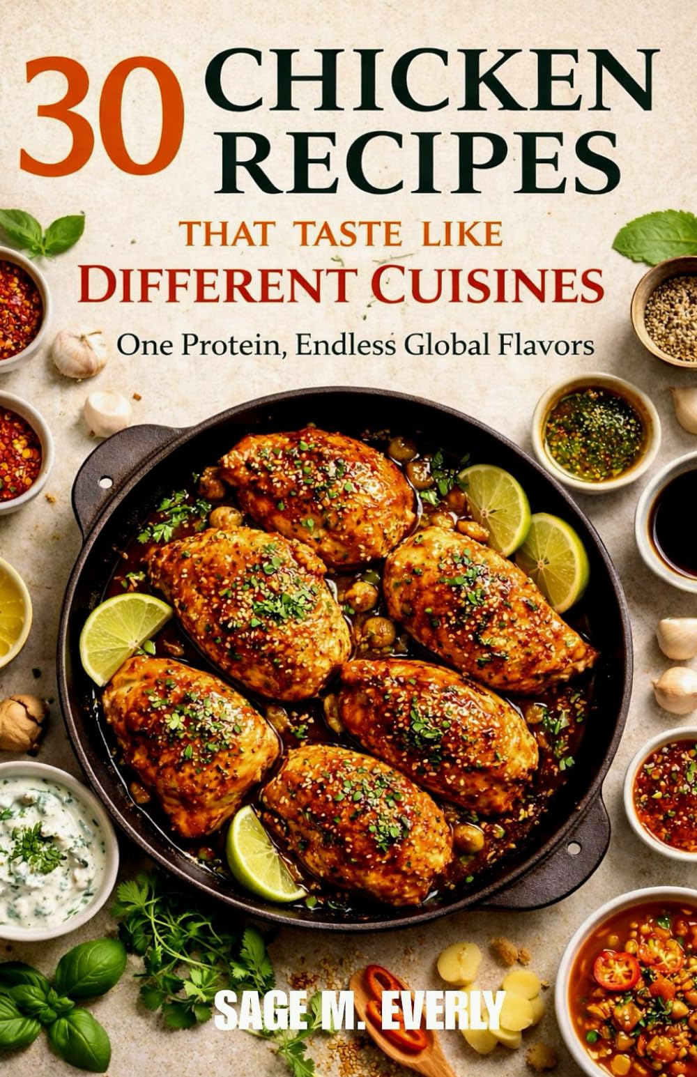 30 CHICKEN RECIPES THAT TASTES LIKE DIFFERENT CUISINES: ONE PROTEIN ENDLESS GLOBAL FLAVORS