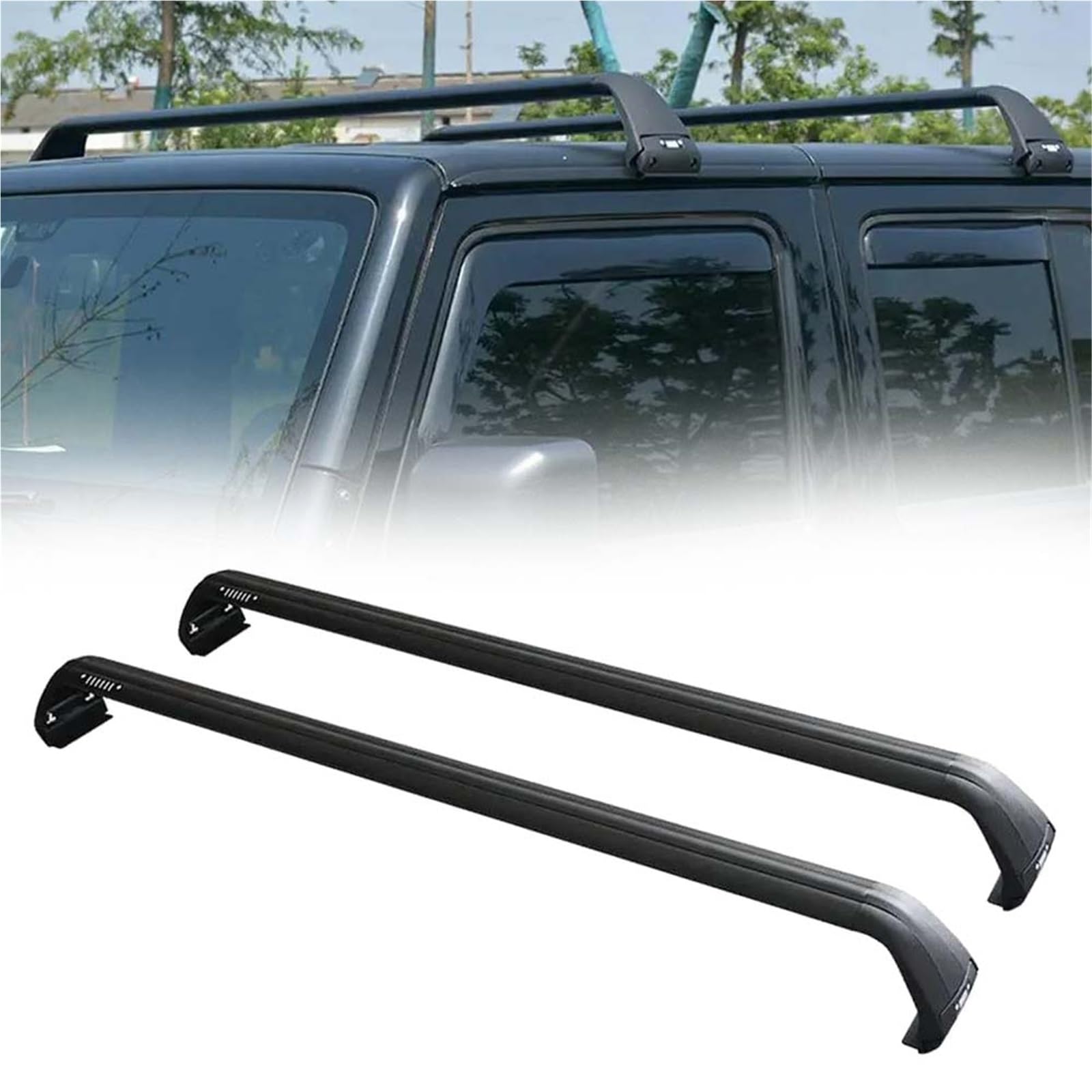 Barres de toit aluminium Jeep Gladiator JT 2020-2024 de haute precision