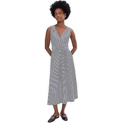 Платье PACT Fit-and-Flare Easy V-Neck Dress