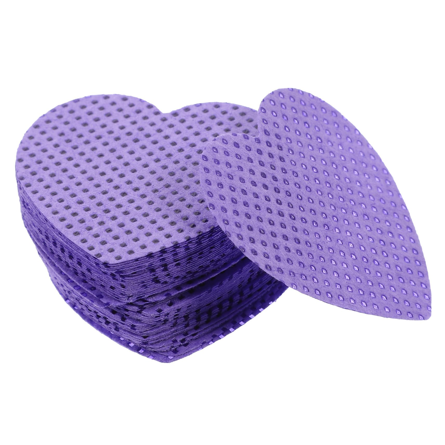 BELLIFFY Nail Polish Remover Pads Sheets Purple Flushable Nail Wipes for Home Travel Gentle