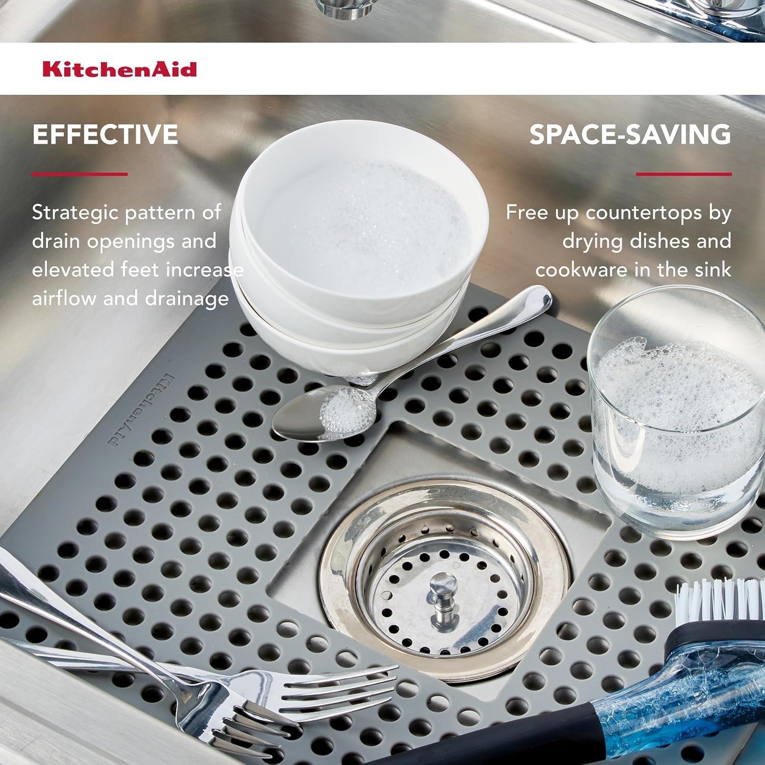 KitchenAid Sink Protector Mat - Heat Resistant -4