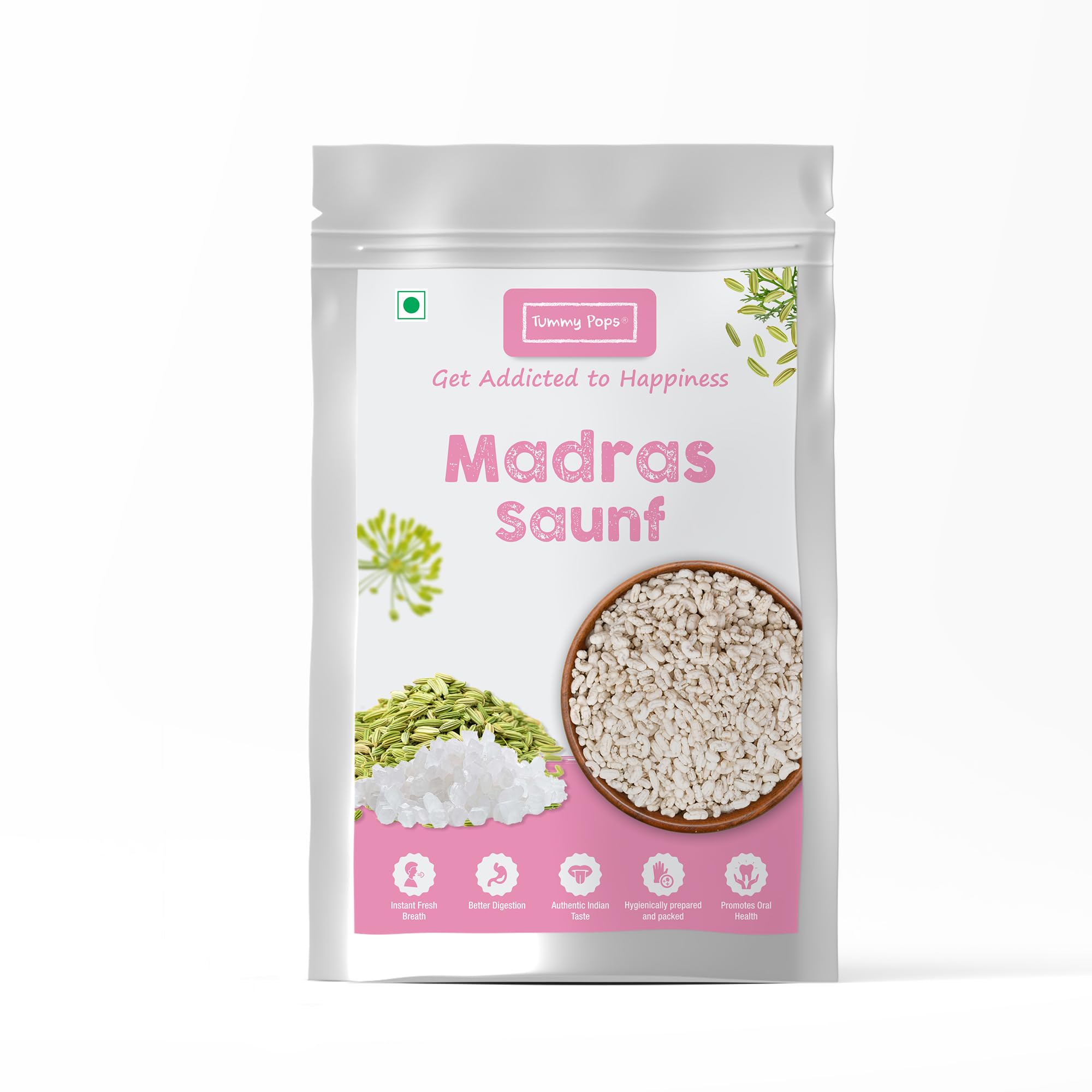 Tummy Pops | Madras Saunf - 950gm Pouch | After Meal Digestives