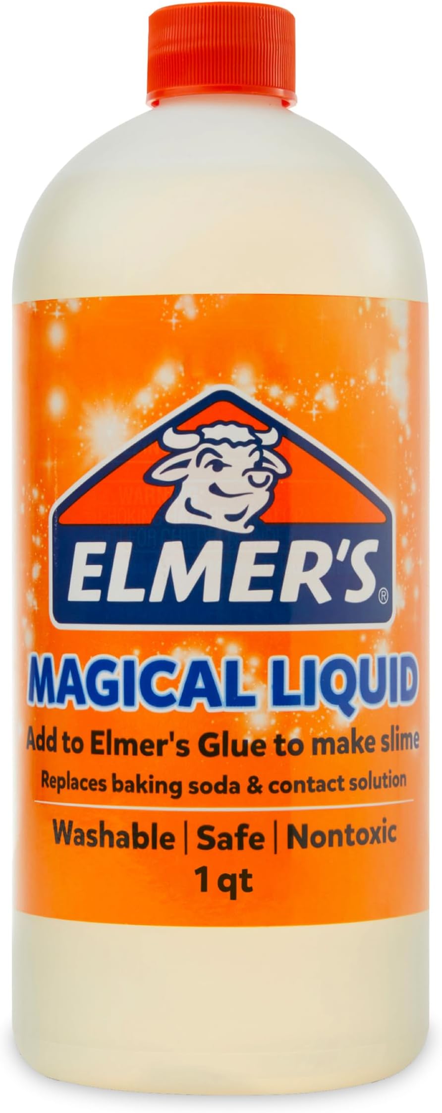 Magical Liquid, Slime Activator Solution, Updated Formula for Double Slime Output, Safe and Washable, 1 Quart