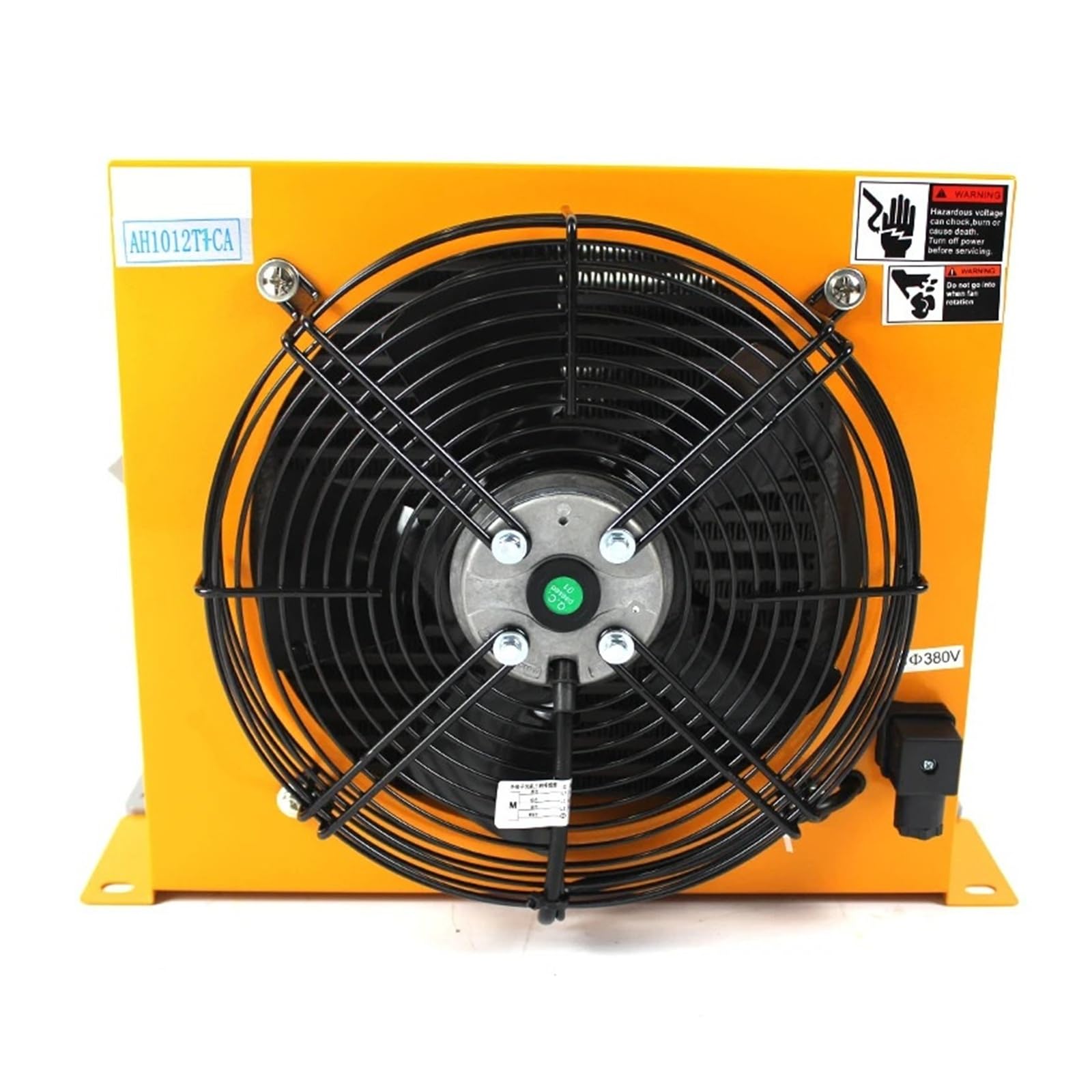 AH1012T Radiatore olio industriale da 100 l/min con valvola for radiatore olio scambiatore di calore aria sistema idraulico for mini escavatori Operazione stabile