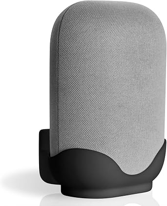 [1 Pack] Wall Mount for Google Nest Audio, Google Nest Speaker Mount Desktop Stand- Wall Mount Stand Holder for Google Nest Voice Assistant- Elegant Black