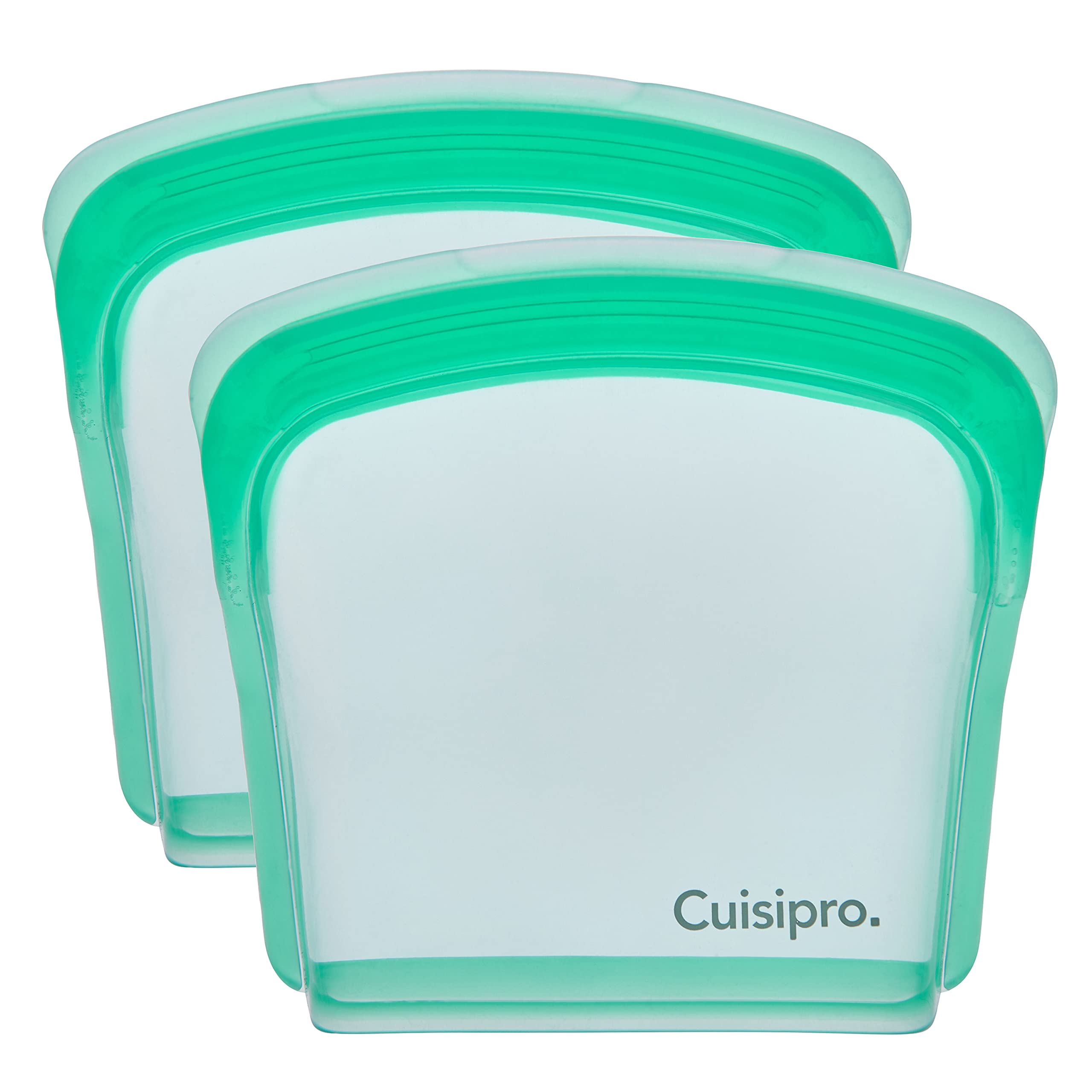 Cuisipro Silicone Reusable Leakproof Bag, 200ml/6.75oz, Green