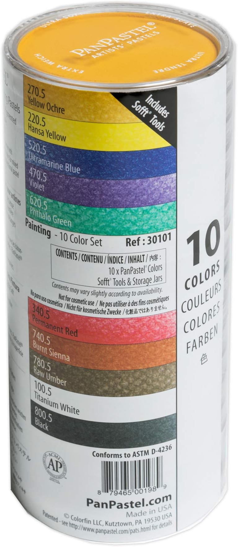 PANPASTEL 10 CLR SET PAINTING