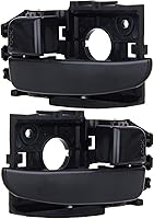 Vista 9 de ECCPP Manijas de puerta interior interior interior del lado del pasajero para Hyundai Elantra 2001 2002 2003 2004 2005 para Hyundai Elantra negro