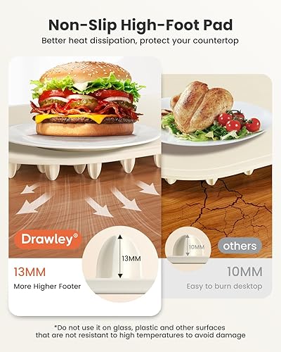 Miniatura 8 de Alfombrilla eléctrica de calentamiento de alimentos para calefacción, bandeja de calentamiento de silicona plegable portátil para fiestas, viajes,