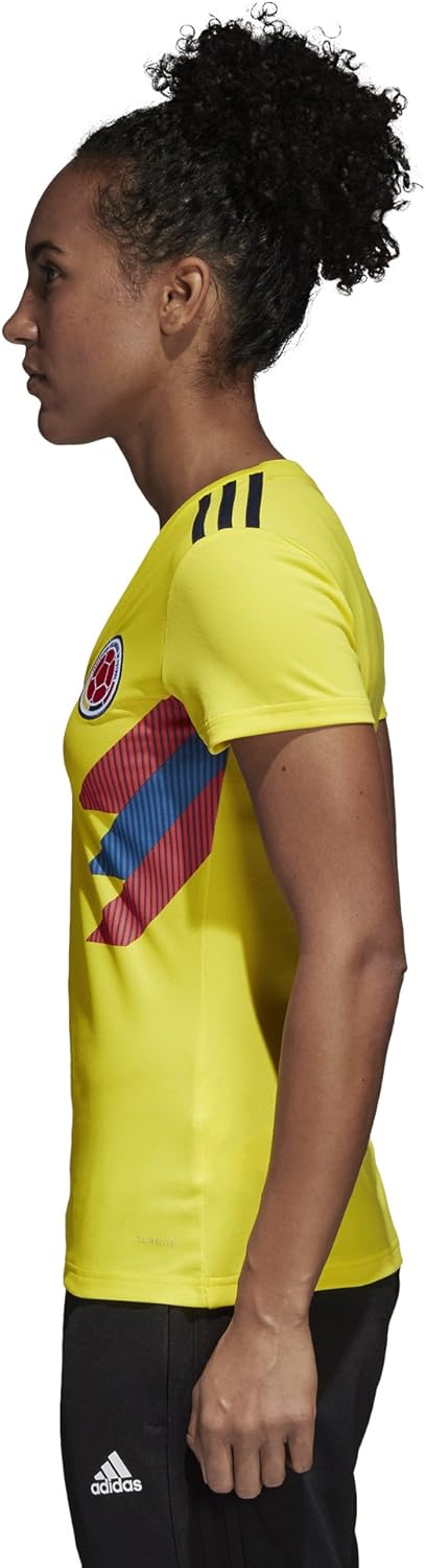 Women's Colombia Home Soccer Jersey World Cup Russia 2018 (Large, l)