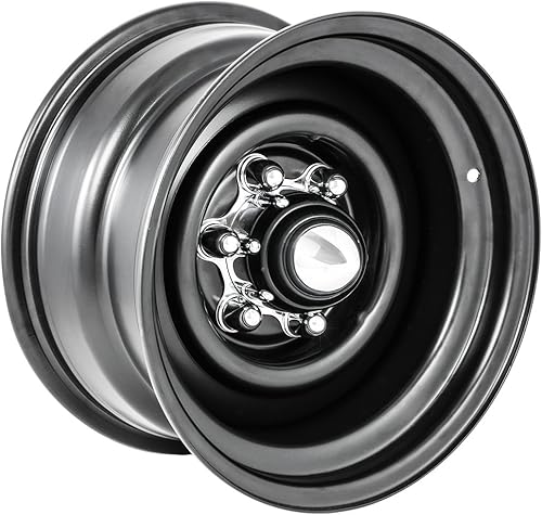 Miniatura 3 de KC6050 Tapa cromada de 6 lengüetas para Chevy, GMC 1947-1972, camioneta Pickup, C10, C15, metálico, 4 1/4 pulgadas x 4 3/4 pulgadas de alto