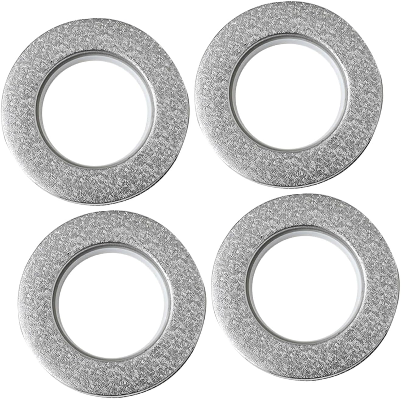 ABOOFAN 20pcs Curtain Grommet Silent Eyelet Hooks for Drapery Sliding Easy Installation for Home Decor and for -Term Use