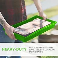 Vista 2 de Bandejas de inicio de semillas 1020, bandeja para plantas, bandejas de cultivo de microverdes, bandejas de semillas de plástico, bandeja