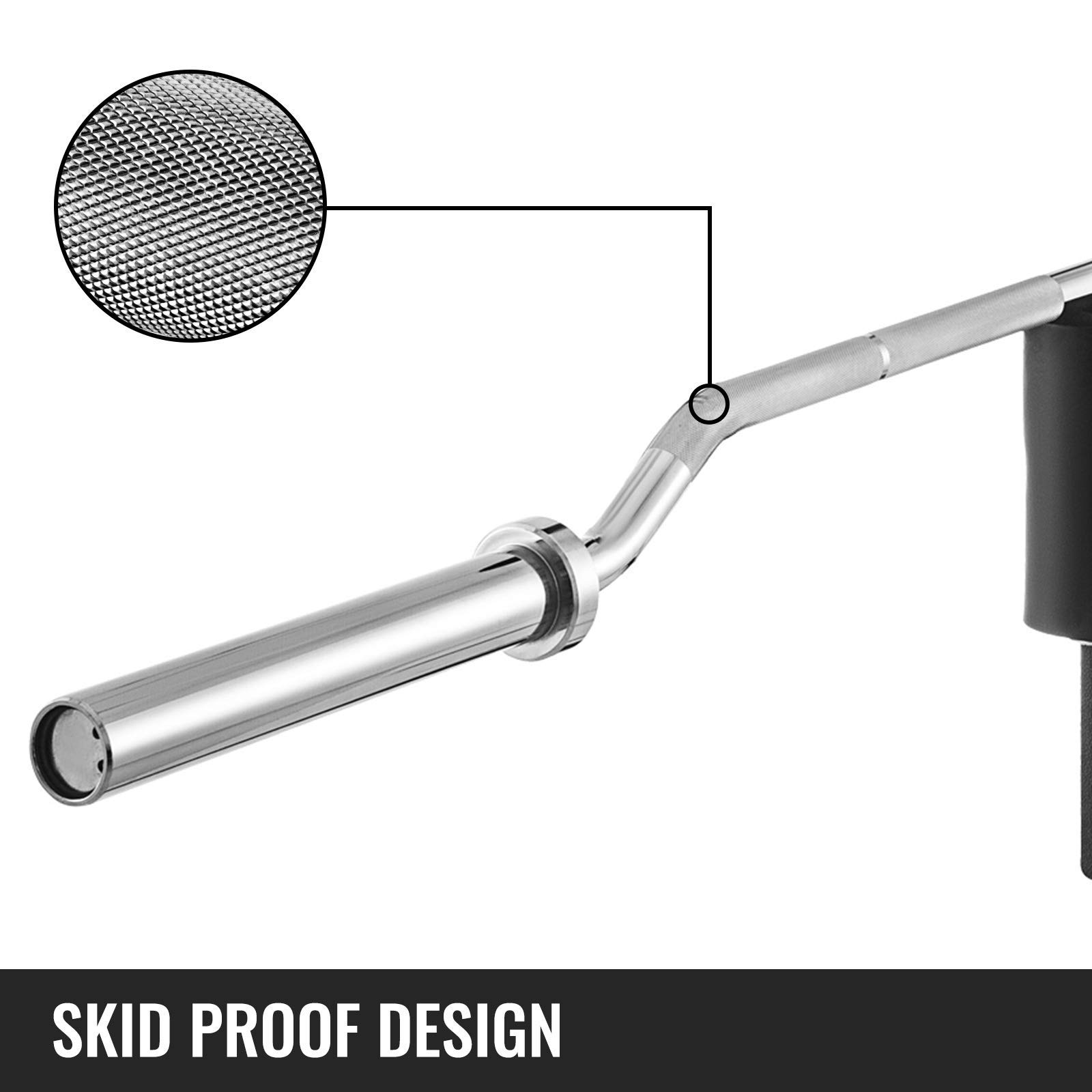 Happybuy Olympic Safety Squat Bar, Fitness Squat Olympic Bar, 700lbs